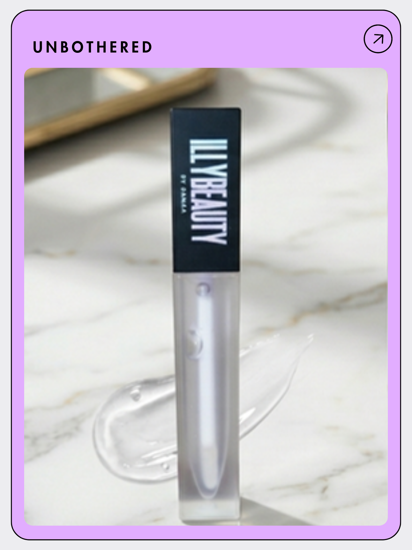 "UNBOTHERED" Clear Gloss