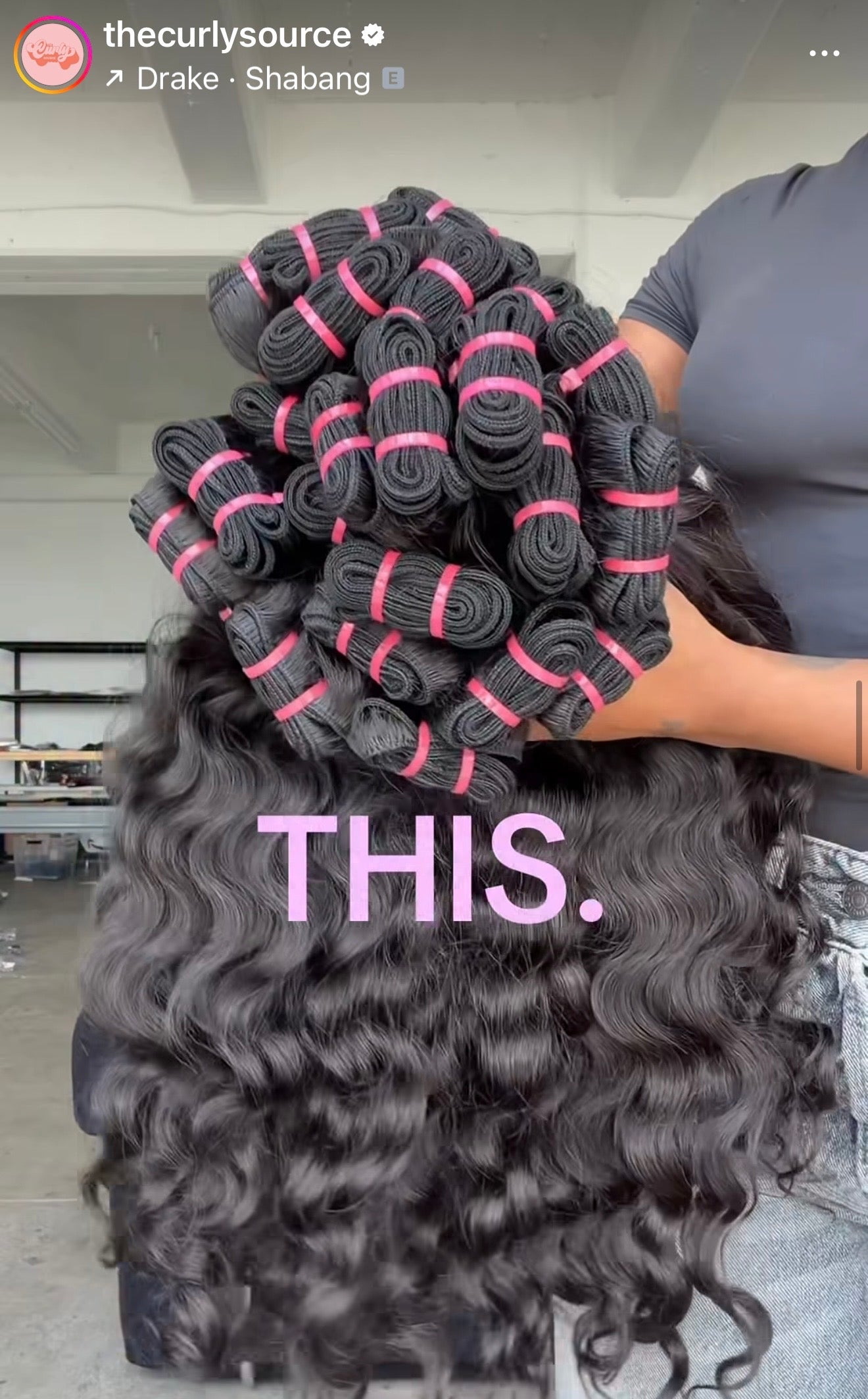 "THE CURLY SOURCE" Raw Indian Hair Vendor